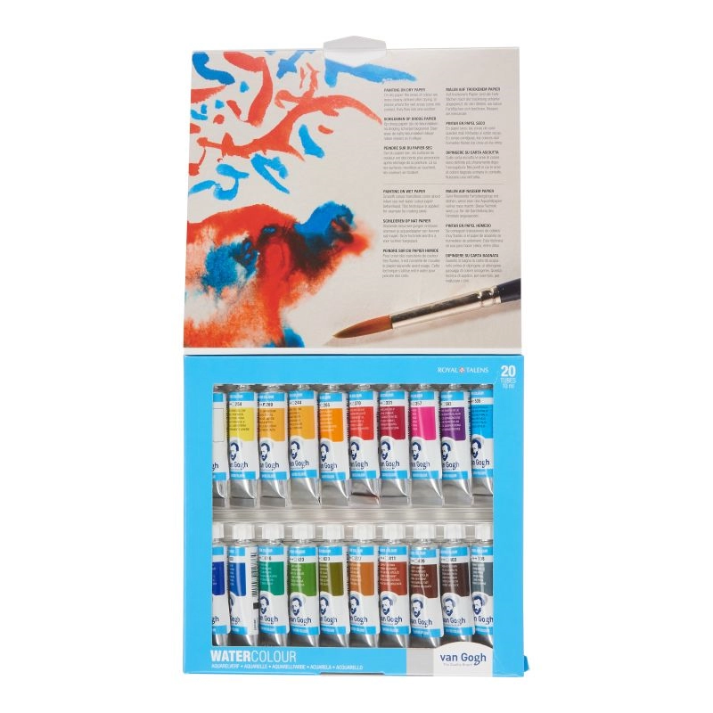 Een Van Gogh aquarelset met 20 tubes van 10 ml. koop je bij Terpen Tijn